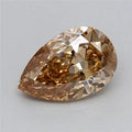 0.51ct Pear Lab Grown Diamond (Colour Fancy Brown, Clarity VVS2, IGI Certified)