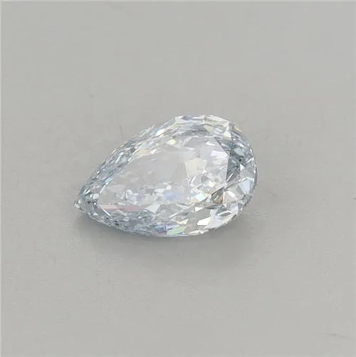 0.52ct Pear Lab Grown Diamond (Colour Fancy Light Blue, Clarity VVS1, IGI Certified)