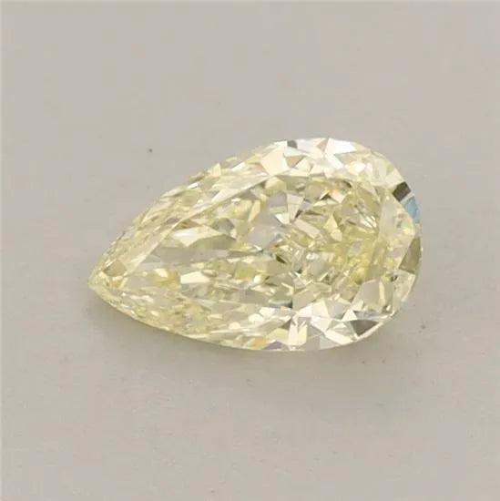 0.52ct Pear Lab Grown Diamond (Colour Fancy Light Yellow, Clarity VS1, IGI Certified)