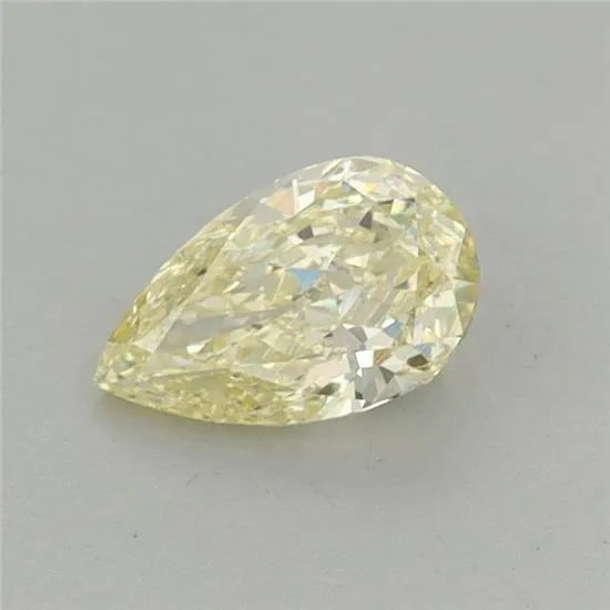 0.52ct Pear Lab Grown Diamond (Colour Fancy Yellow, Clarity VVS2, IGI Certified)