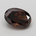 0.72ct Oval Lab Grown Diamond (Colour Fancy Deep Brown, Clarity VVS2, IGI Certified)