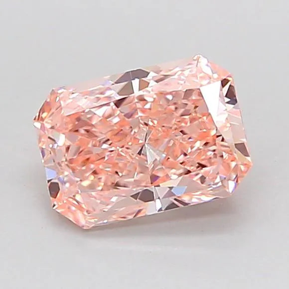 0.95ct Radiant Lab Grown Diamond (Colour Fancy Intense Pink, Clarity VS1, IGI Certified)