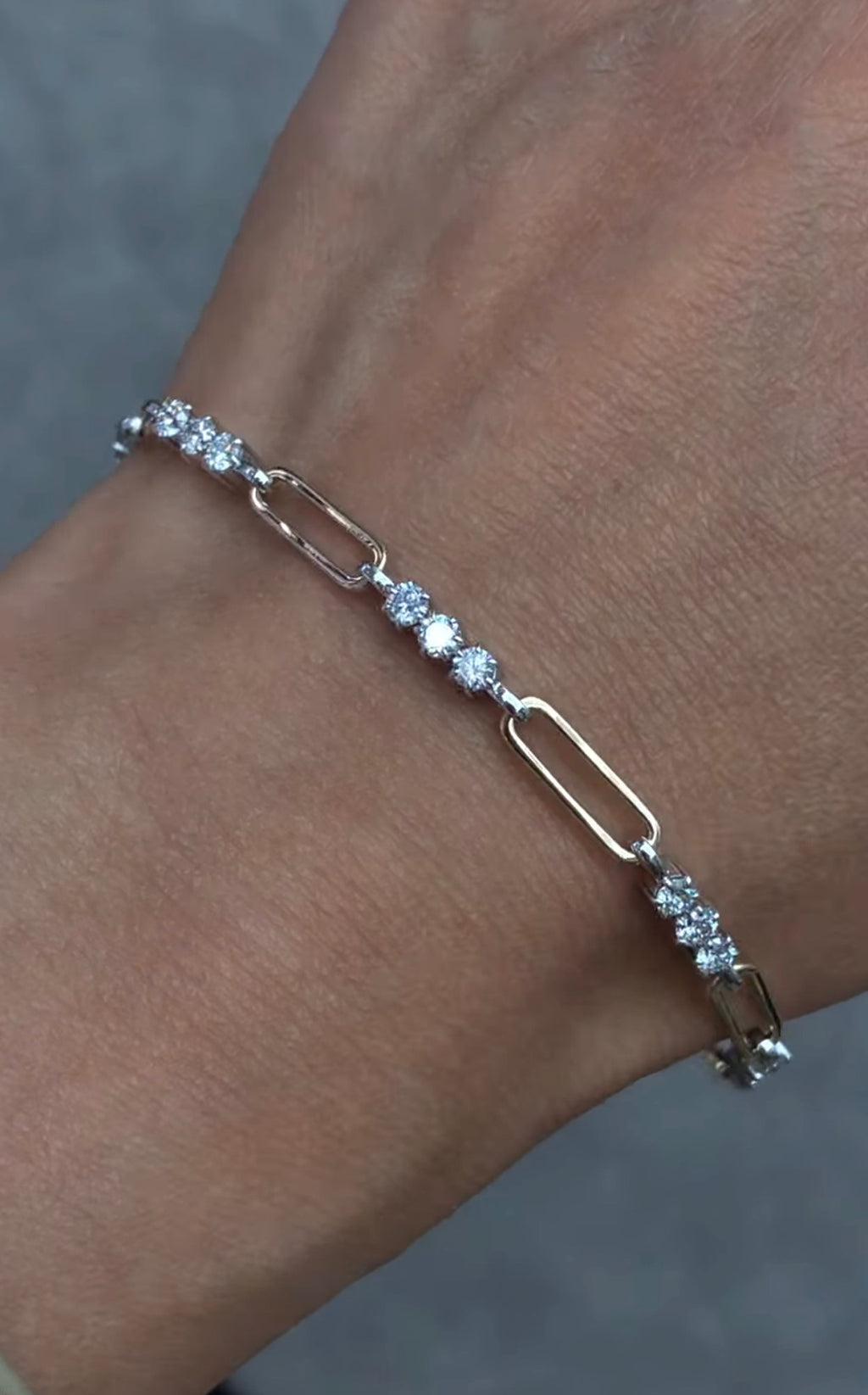 Paperclip Diamond Trio