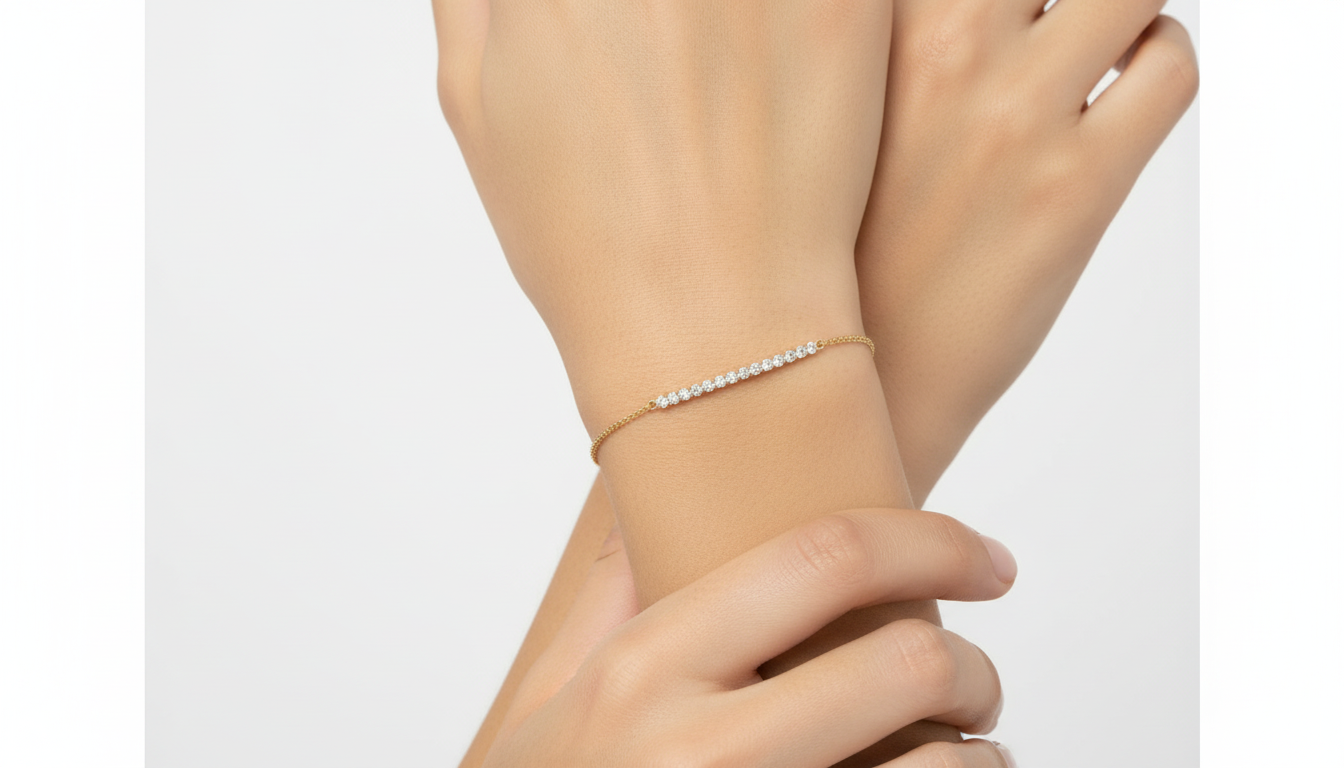 Diamond Mini Bracelet 0.50 CTW | Lab or Natural | Emily Hope