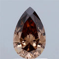 1.10ct Pear Lab Grown Diamond (Colour Fancy Deep Brown, Clarity VS1, IGI Certified)
