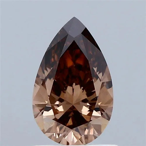 1.10ct Pear Lab Grown Diamond (Colour Fancy Deep Brown, Clarity VS1, IGI Certified)