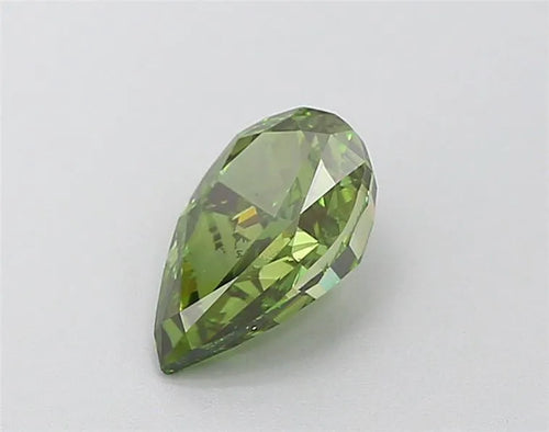 1.10ct Pear Lab Grown Diamond (Colour Fancy Vivid Green, Clarity VS1, IGI Certified)