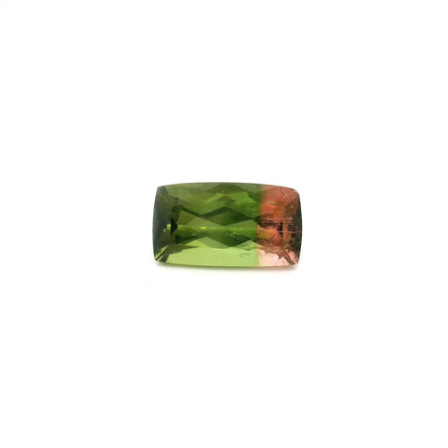 1.24ct Cushion Natural Tourmaline (Colour Bicolor, Clarity Slightly Included, Cut Faceted)