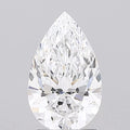 1.32ct Pear Lab Grown Diamond (Colour D, Clarity FL, Cut EX, IGI Certified)