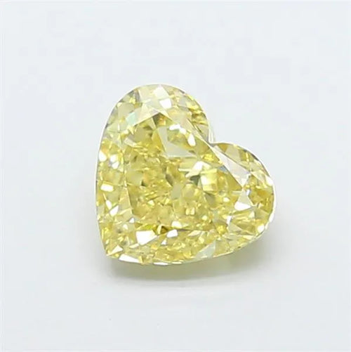 1.52ct Heart Lab Grown Diamond (Colour Fancy Intense Yellow, Clarity VVS2, IGI Certified)