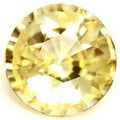 1.69ct Round Natural Sapphire (Colour Yellow, Clarity Eye Clean, Cut Faceted)