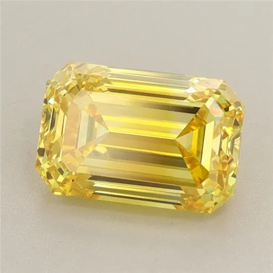 1.73ct Emerald Lab Grown Diamond (Colour Fancy Vivid Yellow, Clarity VVS2, IGI Certified)