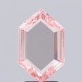 1.79ct Hexagonal Lab Grown Diamond (Colour Fancy Intense Pink, Clarity VVS2, IGI Certified)