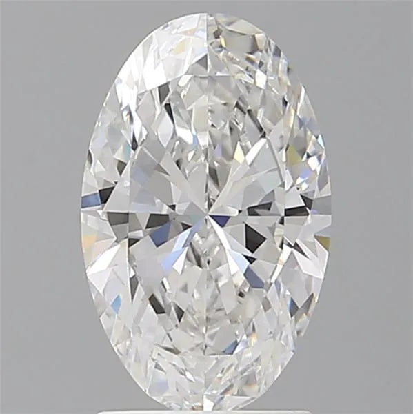2.00ct Oval Lab Grown Diamond (Colour E, Clarity VVS2, IGI Certified)