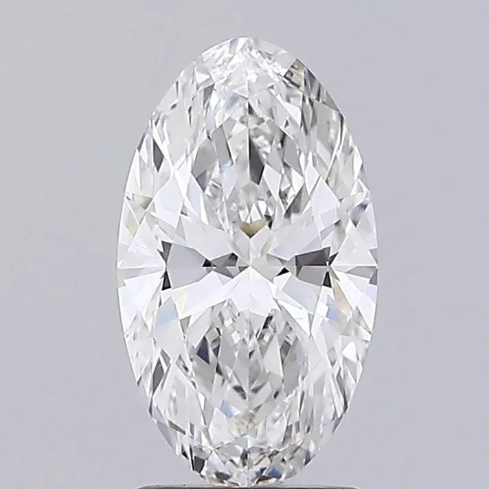 2.00ct Oval Lab Grown Diamond (Colour F, Clarity VVS1, IGI Certified)