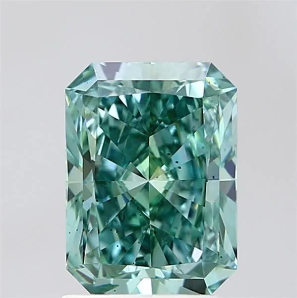 2.01ct Radiant Lab Grown Diamond (Colour Fancy Vivid Green, Clarity VS2, IGI Certified)