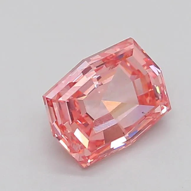 2.04ct Octagonal Lab Grown Diamond (Colour Fancy Pink, Clarity VS2, IGI Certified)