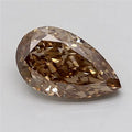 2.04ct Pear Lab Grown Diamond (Colour Fancy Brown, Clarity VVS2, IGI Certified)