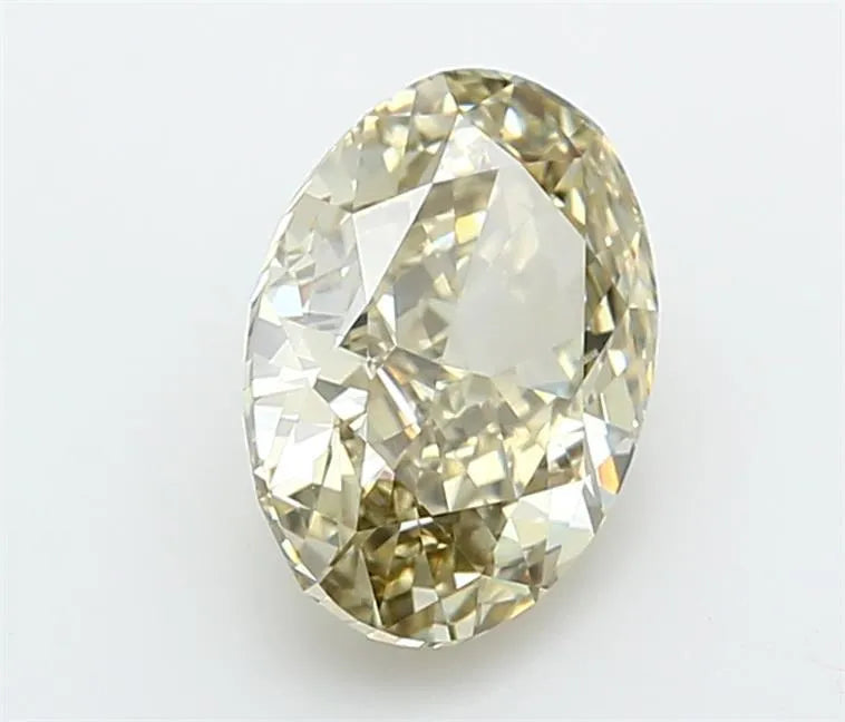 2.09ct Oval Lab Grown Diamond (Colour Fancy Light Yellow, Clarity VVS2, IGI Certified)