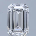 2.22ct Emerald Lab Grown Diamond (Colour D, Clarity VVS2, IGI Certified)