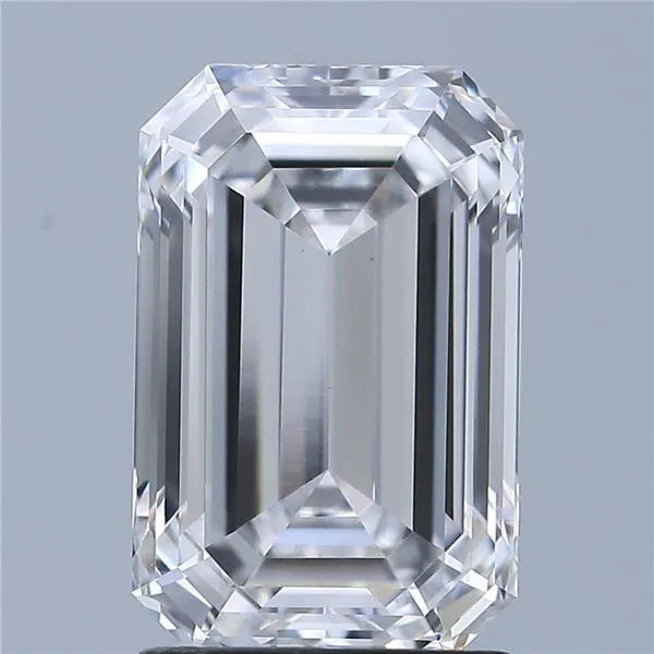 2.22ct Emerald Lab Grown Diamond (Colour D, Clarity VVS2, IGI Certified)