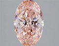 2.51ct Oval Lab Grown Diamond (Colour Fancy Vivid Pink, Clarity VS1, IGI Certified)