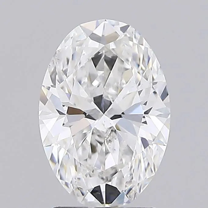 2.53ct Oval Lab Grown Diamond (Colour E, Clarity VS1, IGI Certified)