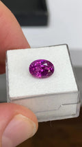 2.99ct Oval Natural Sapphire (Colour Pink, Clarity Eye Clean, Cut Faceted)