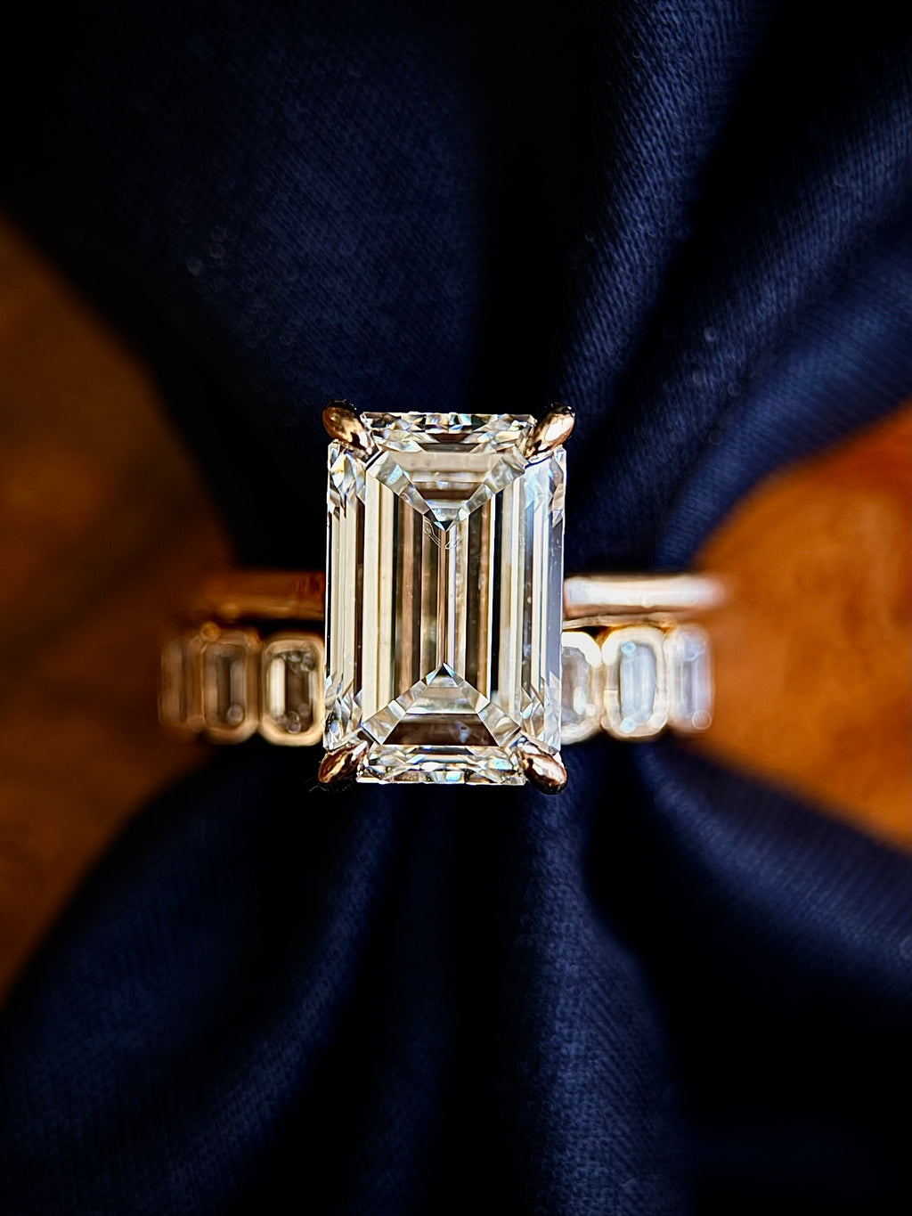 5ctw Emerald Hidden Halo