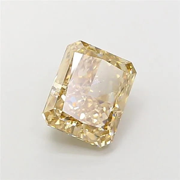 3.10ct Radiant Lab Grown Diamond (Colour Fancy Light Gray Yellow, Clarity VS2, IGI Certified)