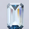 4.03ct Emerald Lab Grown Diamond (Colour Fancy Vivid Blue, Clarity SI1, IGI Certified)
