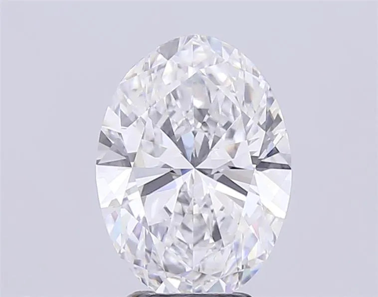 4.50ct Oval Lab Grown Diamond (Colour E, Clarity VVS2, IGI Certified)