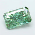4.54ct Radiant Lab Grown Diamond (Colour Fancy Vivid Green, Clarity SI1, IGI Certified)