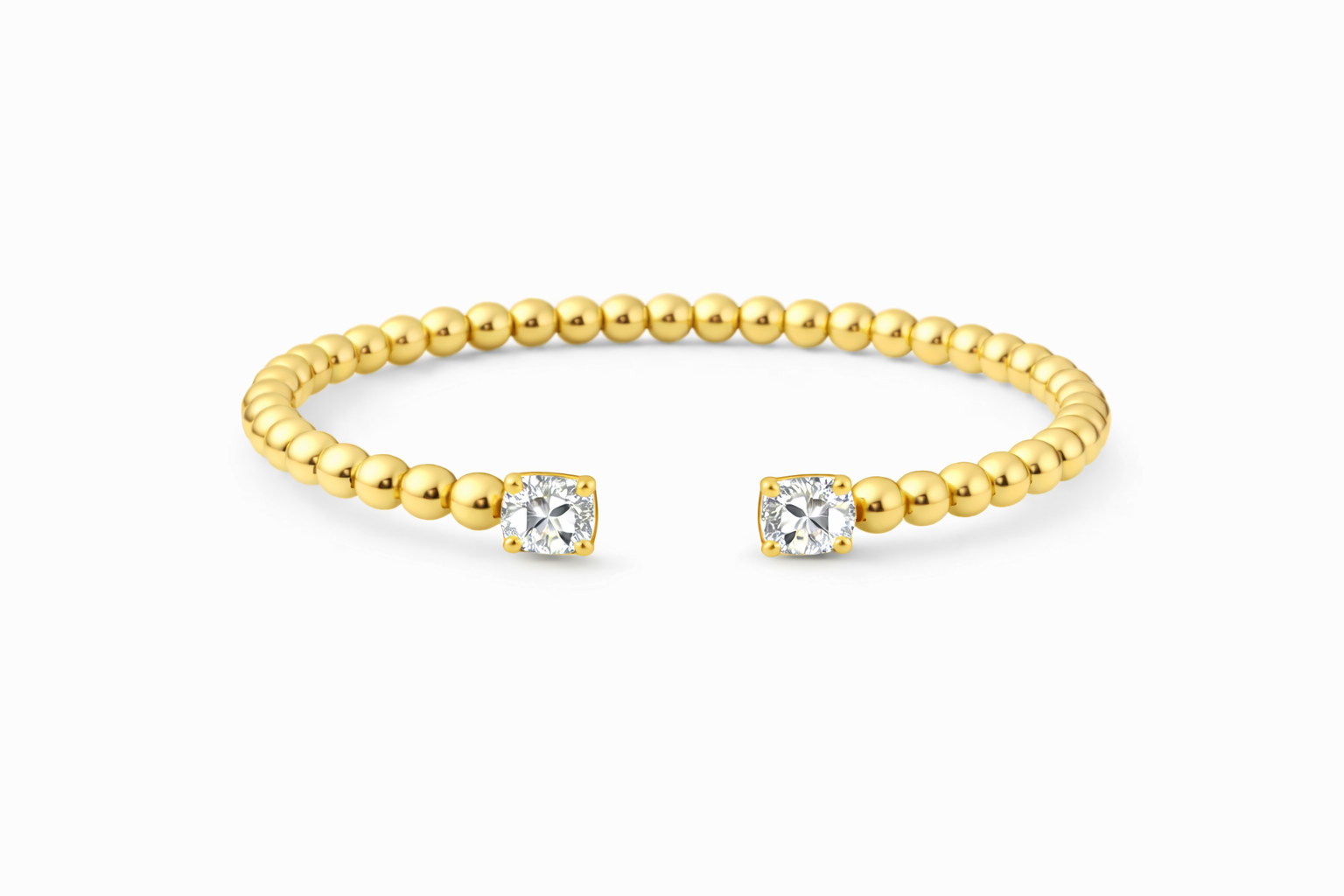 Bubble Bangle || Labgrown Diamond or Gemstone