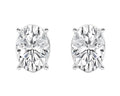 Mini Oval Labgrown Diamond Studs