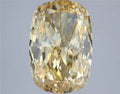 5.05ct Cushion modified Lab Grown Diamond (Colour Fancy Vivid Yellow, Clarity VS1, IGI Certified)