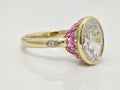 Signature Pink Sapphire Bezel Engagement Ring