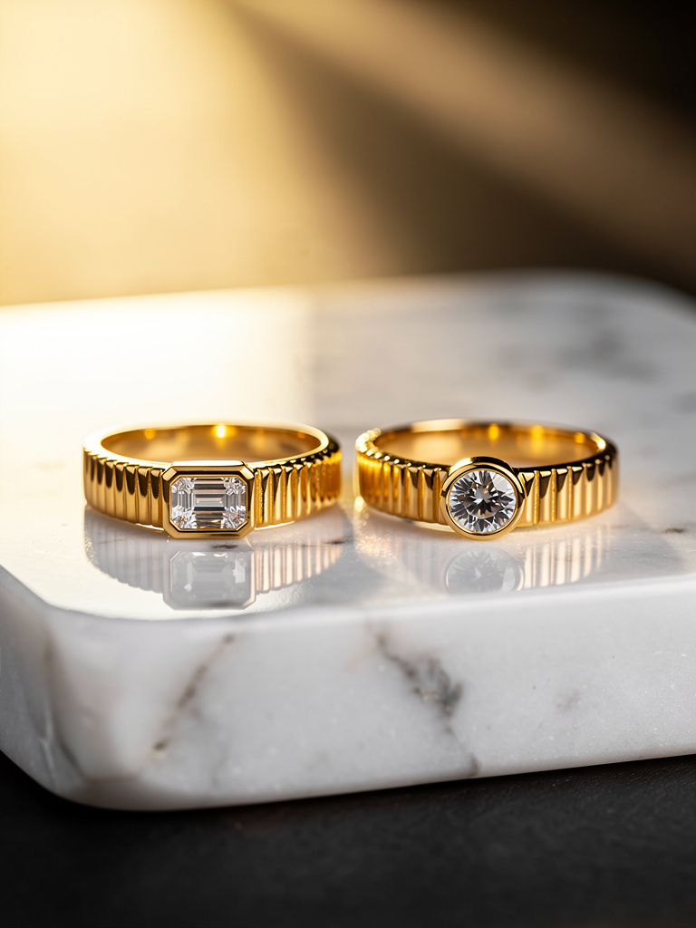 The Fluted Ring Collection