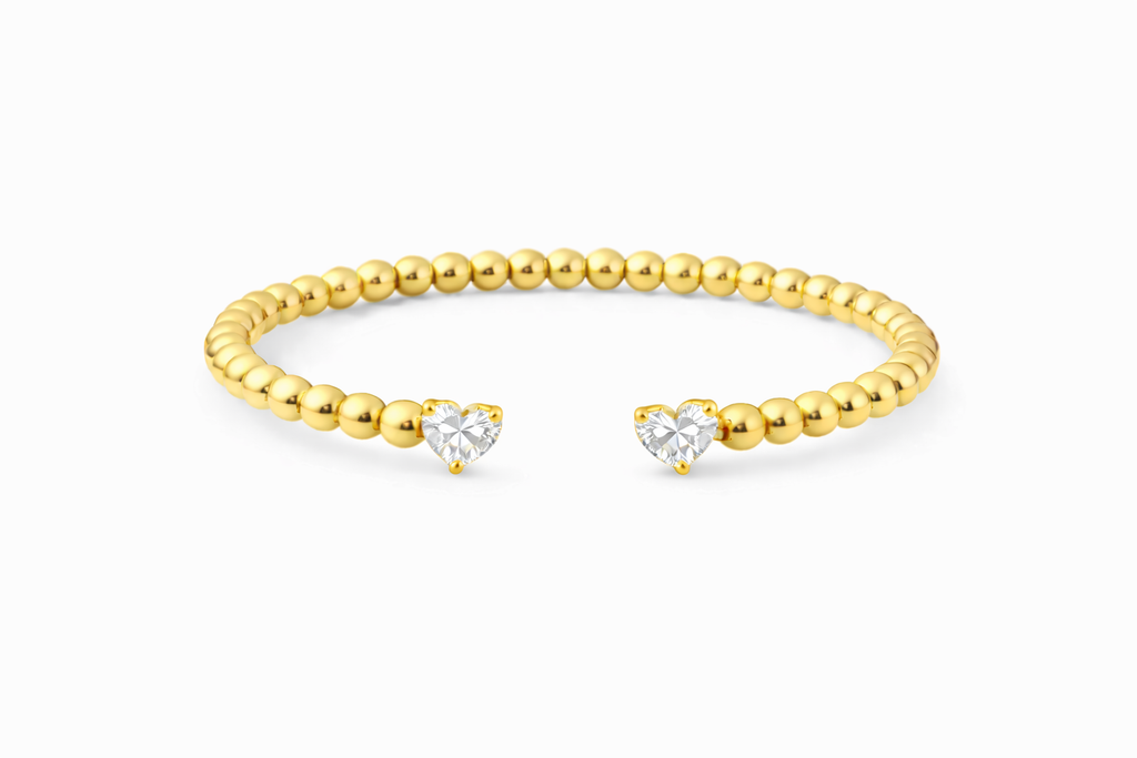 Bubble Bangle || Labgrown Diamond or Gemstone