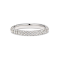 Classic Pave Half Eternity Band