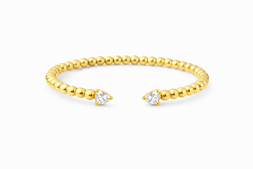 Bubble Bangle || Labgrown Diamond or Gemstone