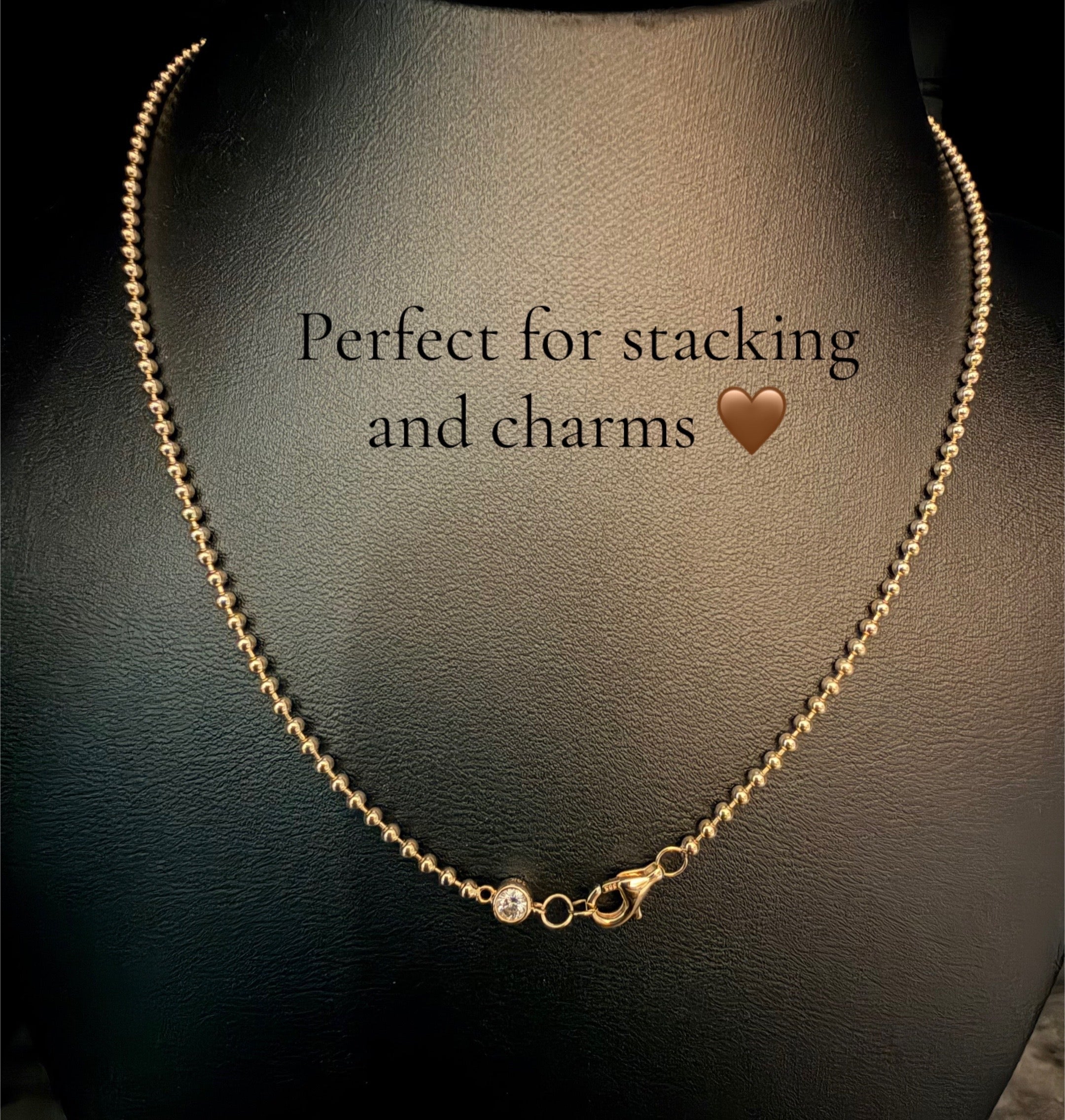 The Signature Ball Chain || Solid Gold