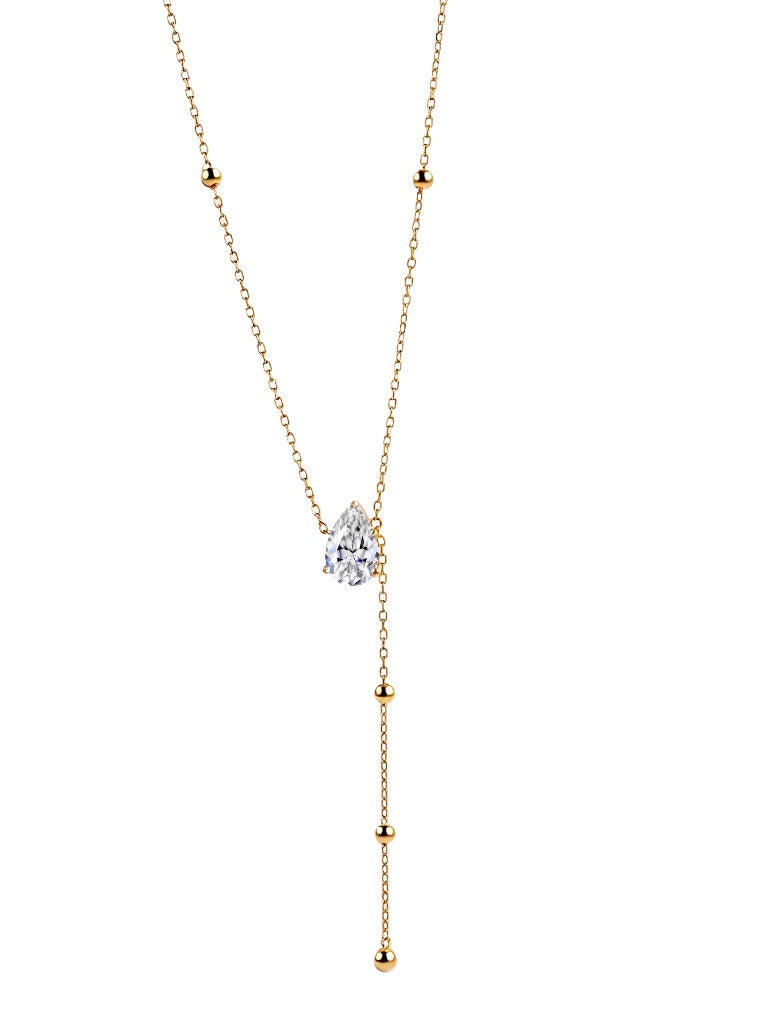 The Hope Slanted Pear Lariat