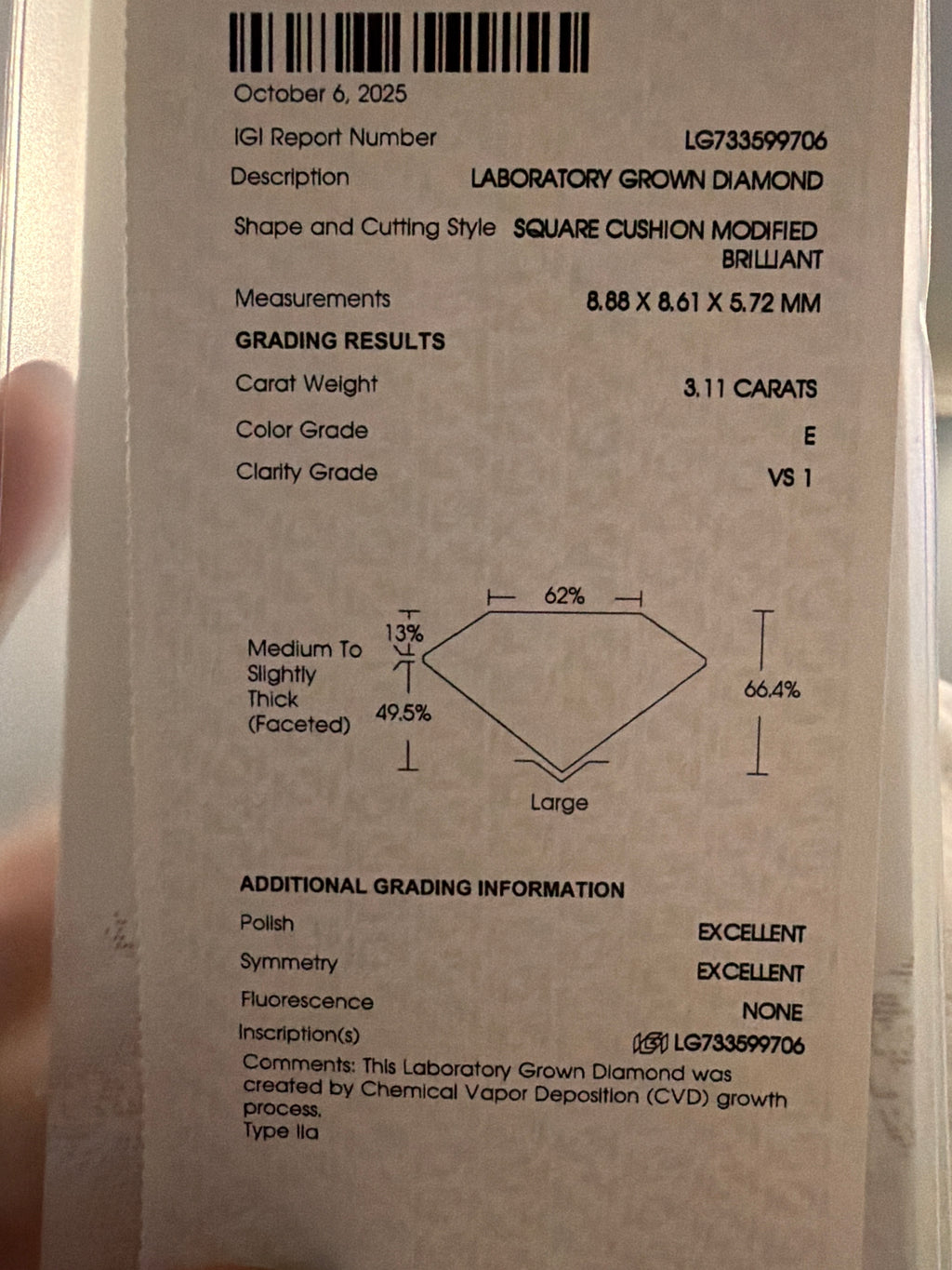 3.11 Ctw Modified Cushion