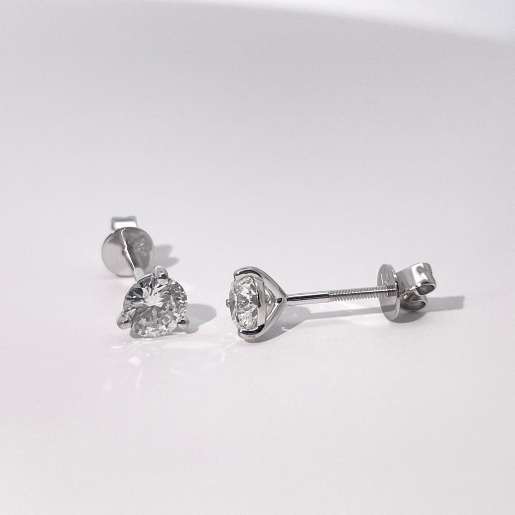 1ctw Labgrown Diamond Martini Studs