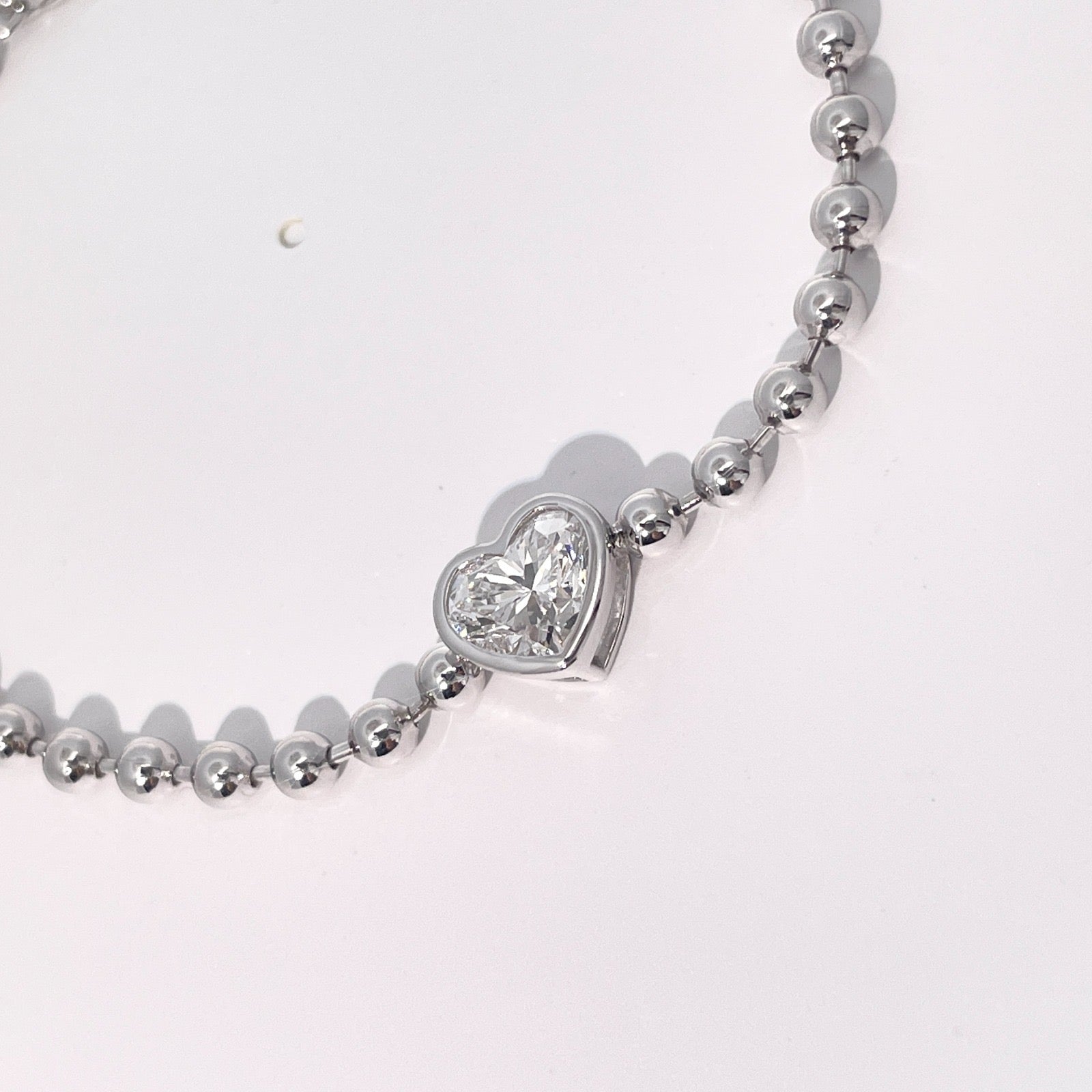 Heart Bezel Bracelet