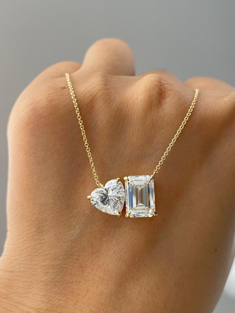 Heart and Emerald Toi et Moi