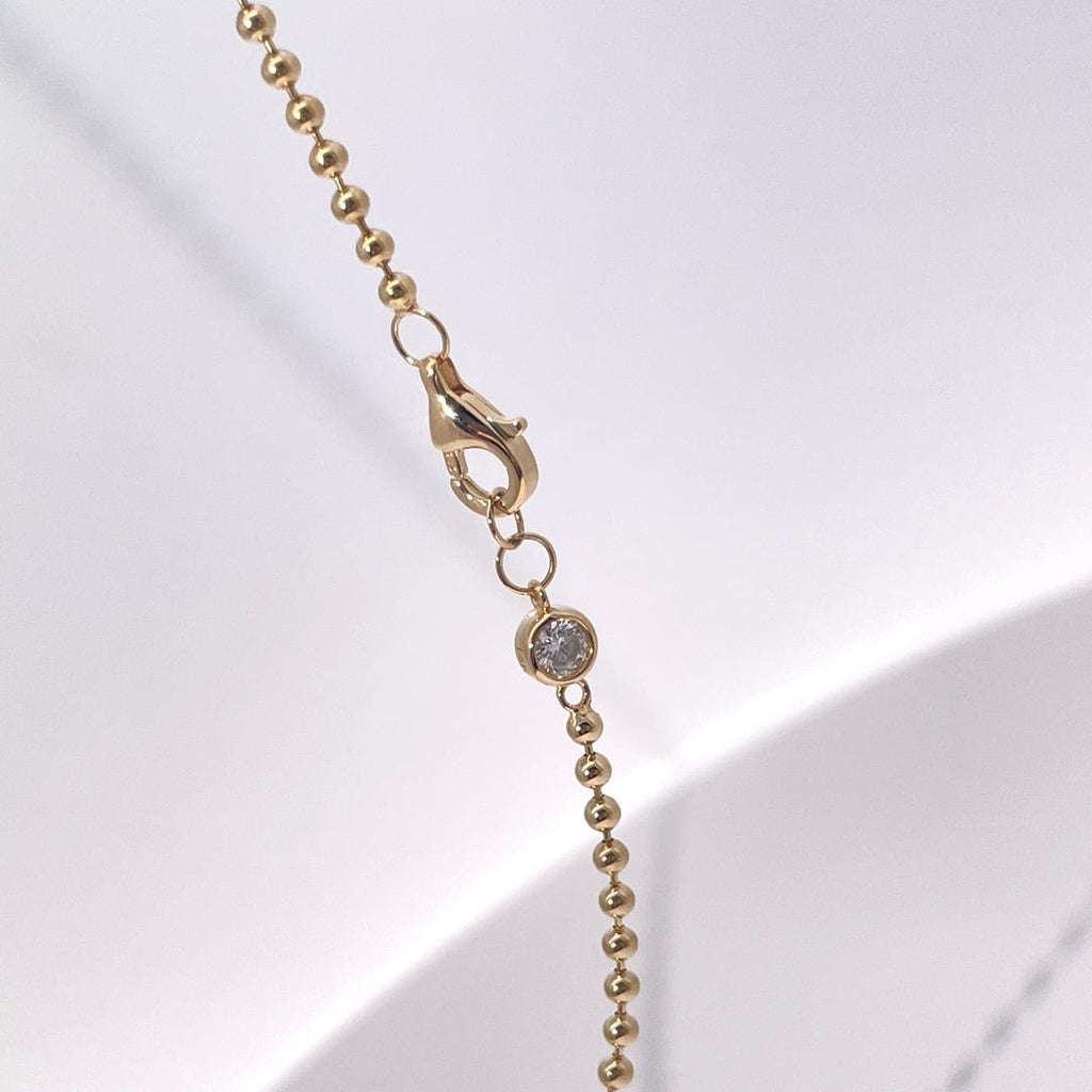 Solid Gold Ball Chain