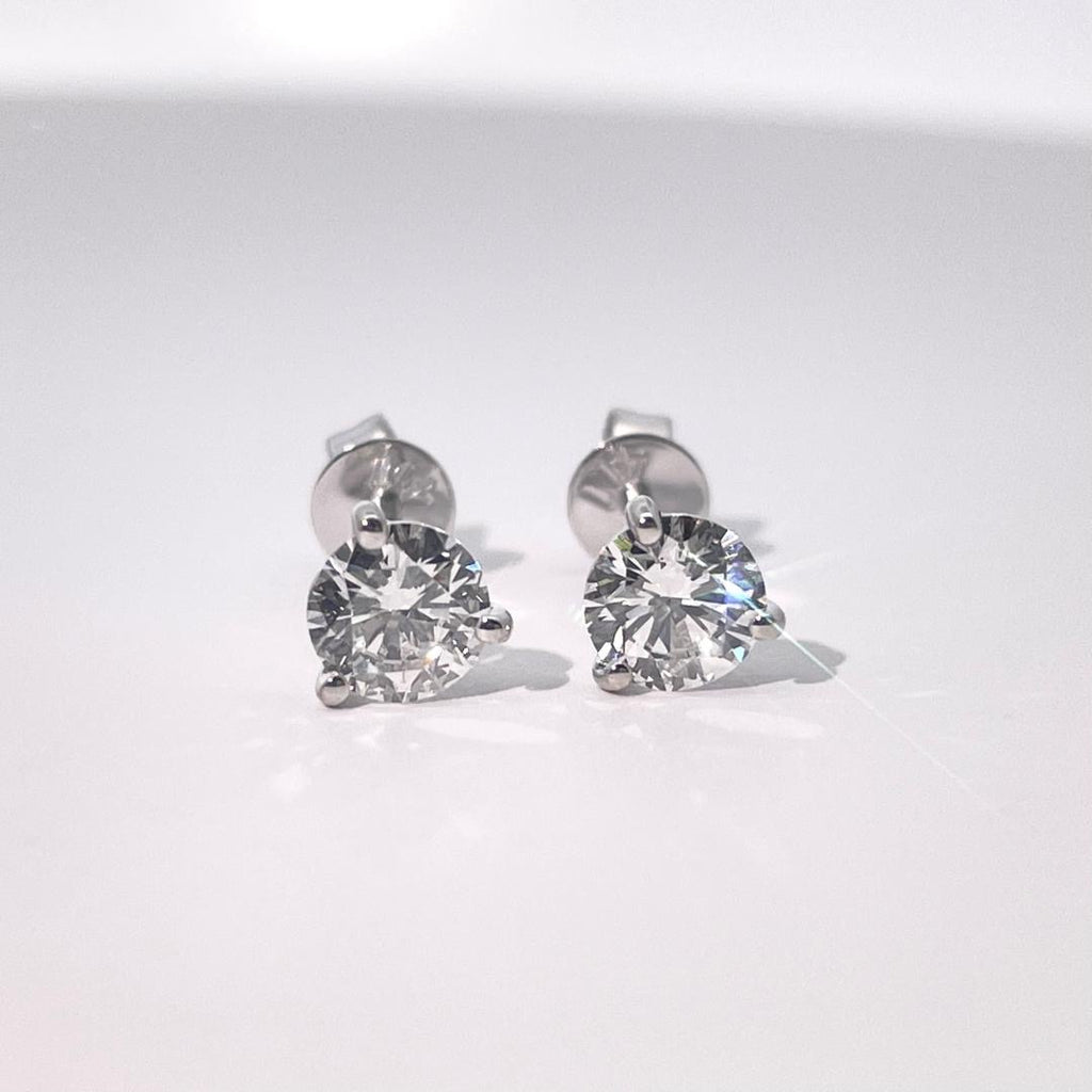 1ctw Labgrown Diamond Martini Studs