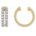Double Diamond Ear Cuff – 0.50 CTW Lab-Grown Diamonds | 14K Gold